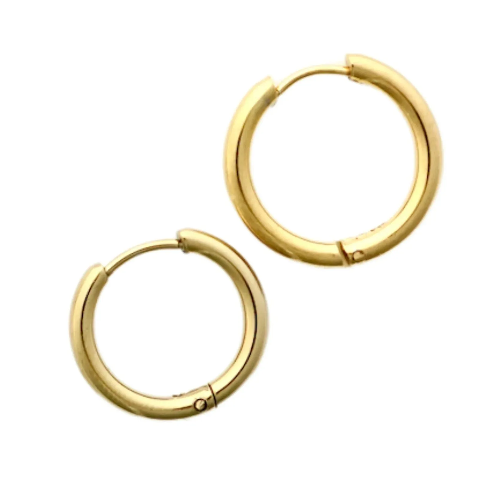Huggie Earrings- Scarlett Hoop 14mm