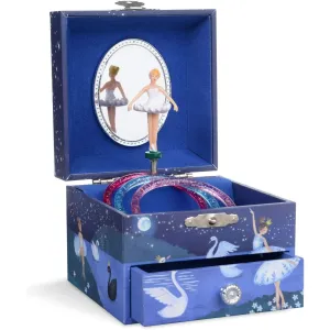 Jewelry box with music and spinning ballerina with pull-out drawer