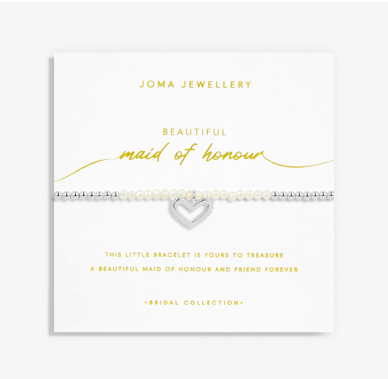 Joma Jewellery Bridal Pearl Bracelet 'Maid Of Honour'