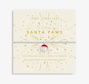 Joma Jewellery 'Santa Paws' Kids' Christmas A Little Bracelet