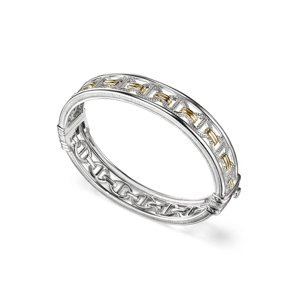 Judith Ripka Vienna Link Bangle Bracelet