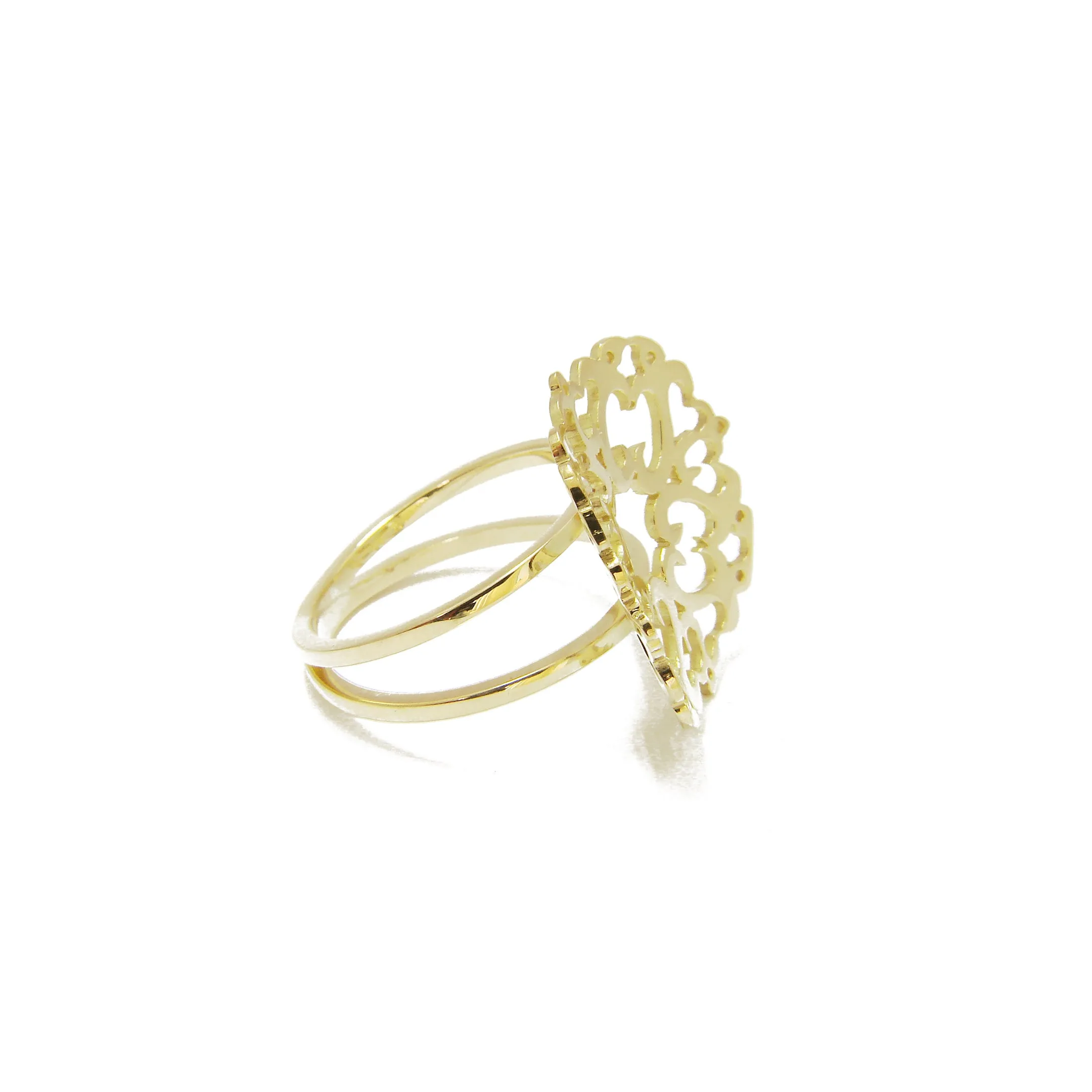La Majestuosa Gold Ring