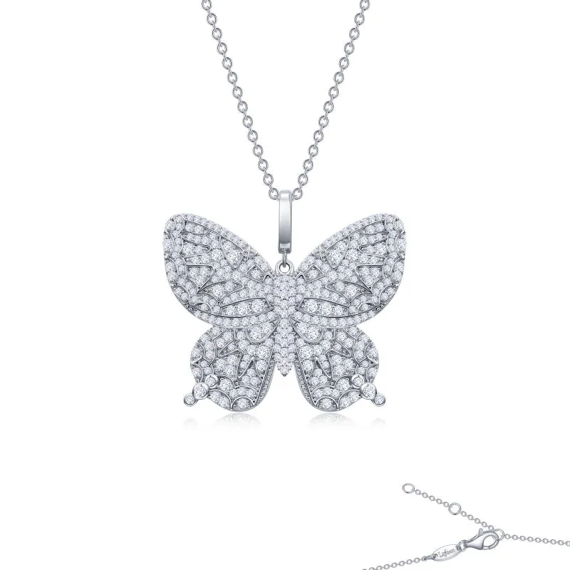 Lafonn Butterfly Pendant Necklace