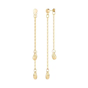 Last Tear Drop Earrings -Gold