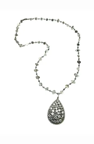 Lg Pendant Herkimer Diamond Marcin Marquis