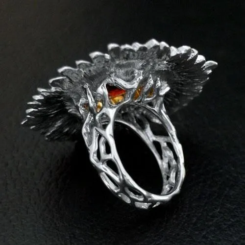 Majestic Vine Sterling Silver Ring