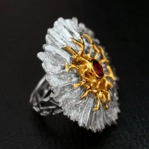 Majestic Vine Sterling Silver Ring