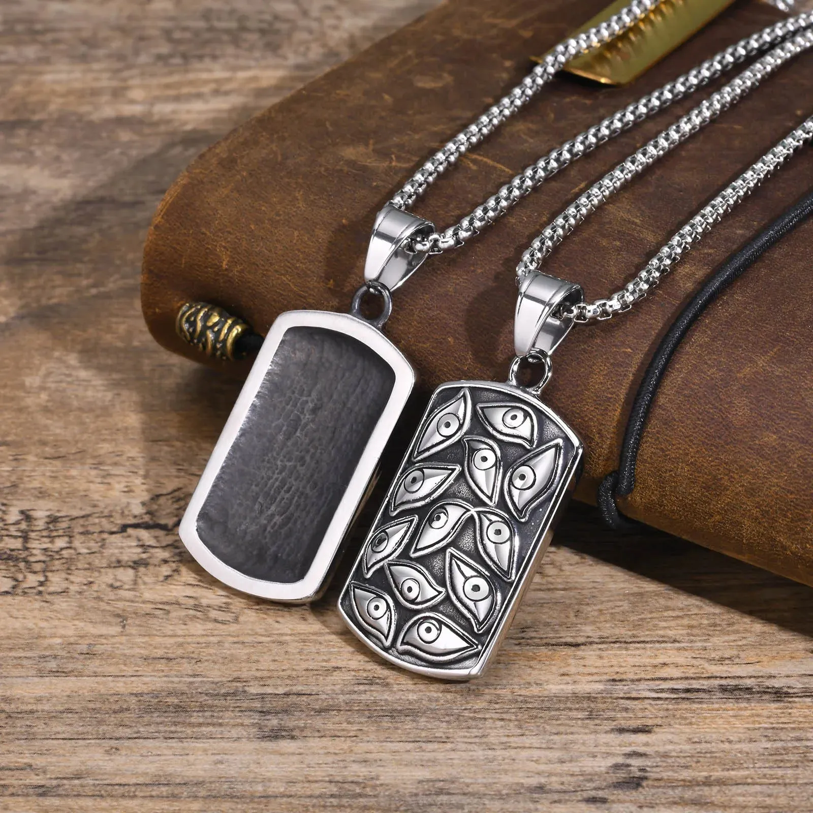 Men's Gothic Eye of the Devil Necklaces
