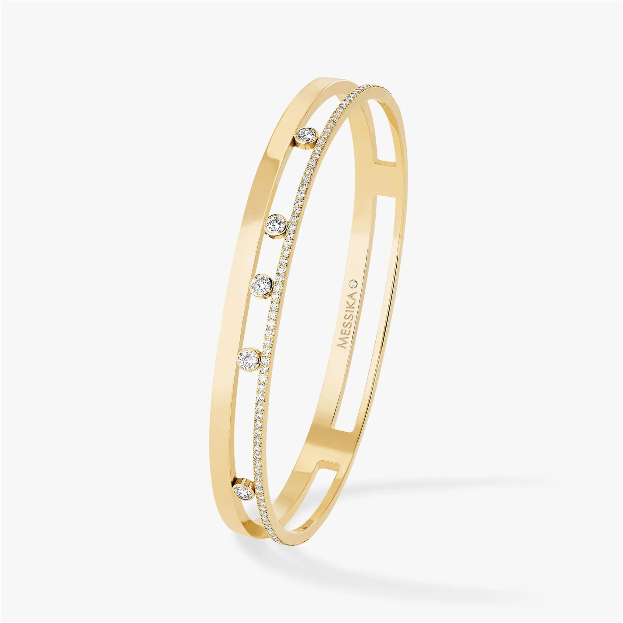 Messika Move Romane Bangle in 18k Gold & 0.72ct Diamonds