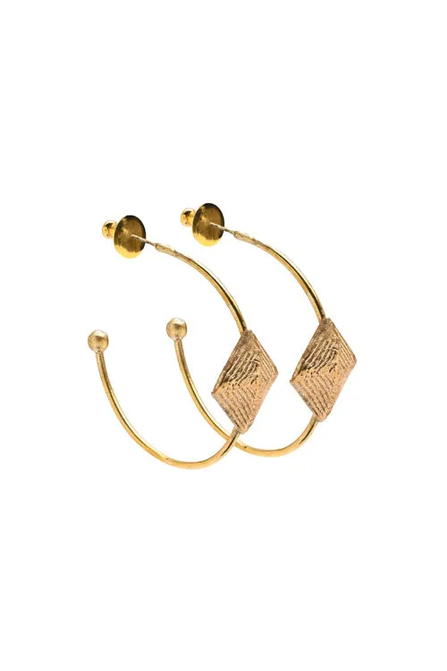 Miharu Dhokra Rhombus Dangler