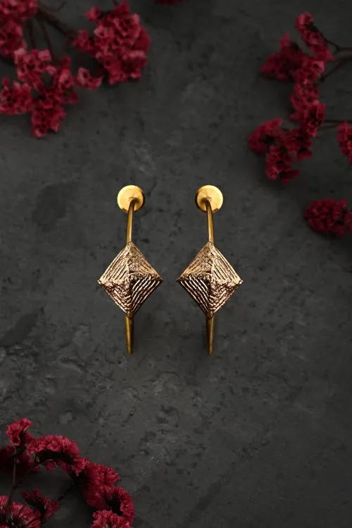 Miharu Dhokra Rhombus Dangler