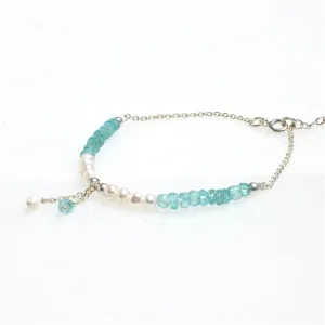 Ocean Spell Bracelet Light Blue Apatite