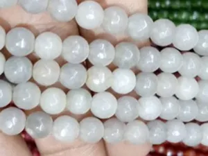 Off White Circular Agate Stones
