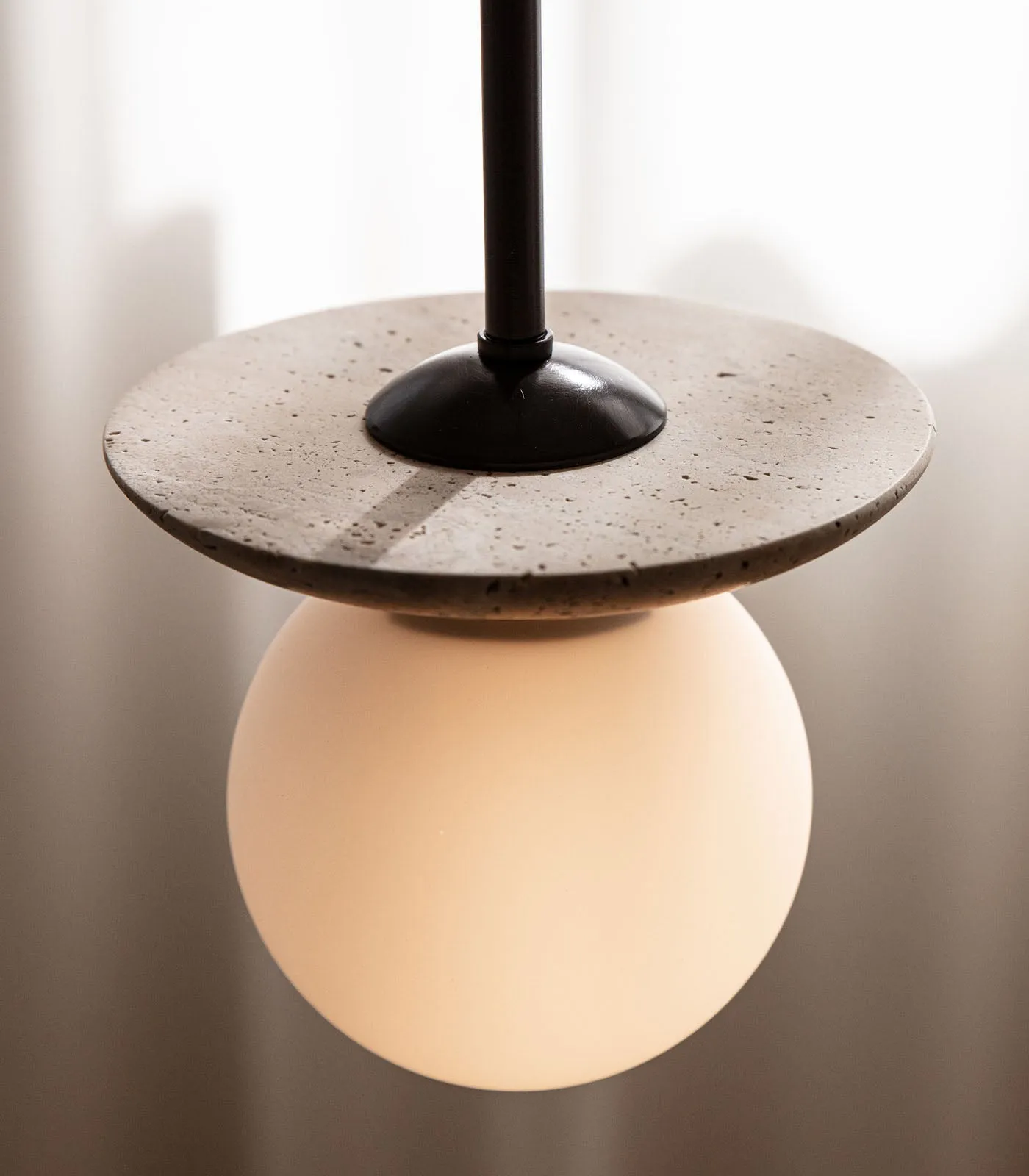 Orbit Stone Pendant Light
