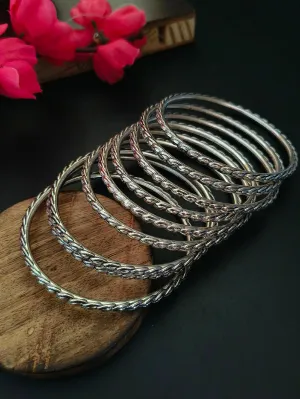 Oxidised Bangles 8 Pieces | Sarichka