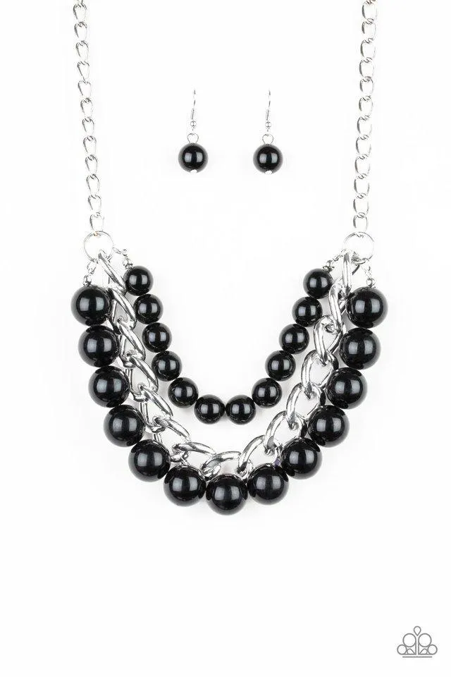 Paparazzi Necklace ~ Empire State Empress - Black