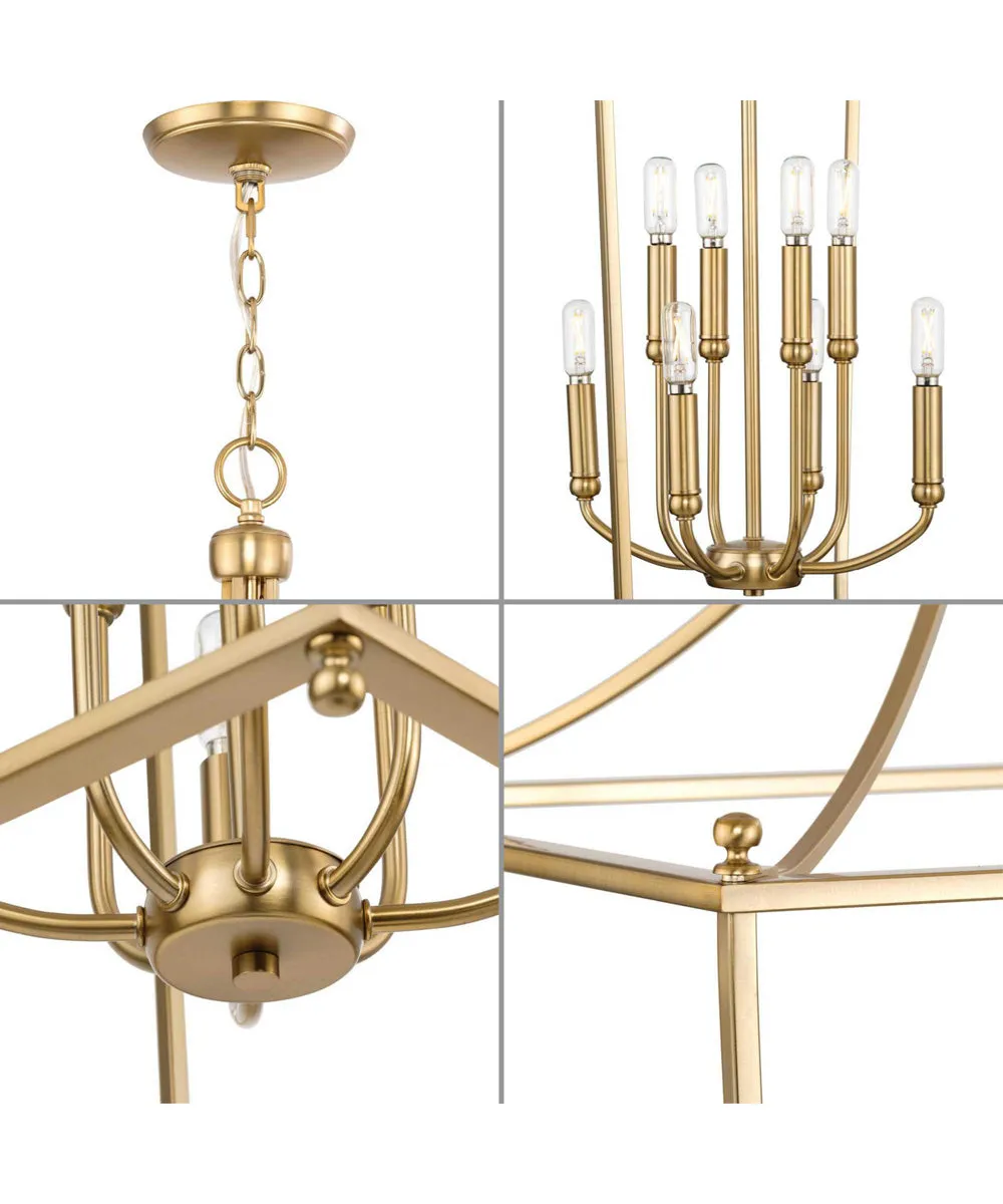Parkhurst 8-Light New Traditional  Chandelier Foyer Light Brushed Bronze