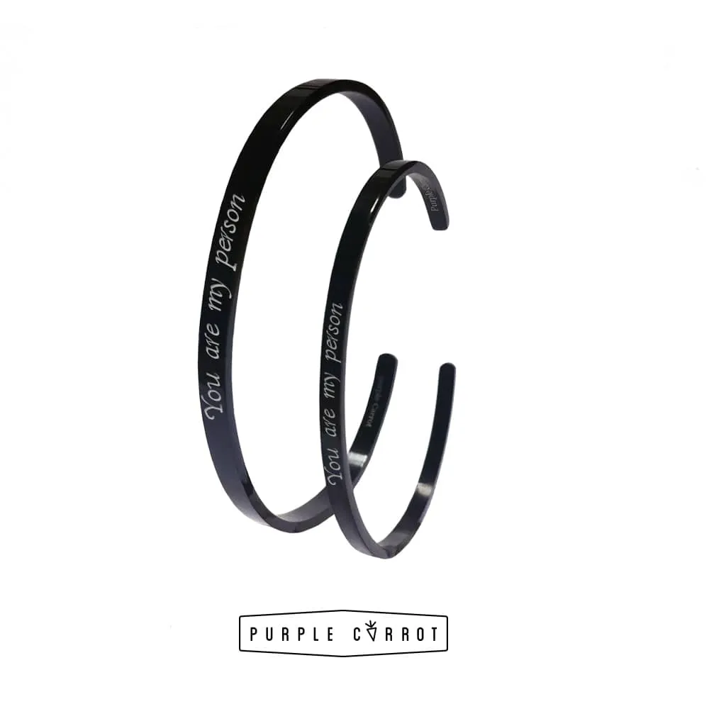 Personalised Cuff Bangles