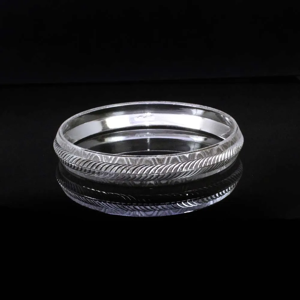 Pure Silver Men's Bangle Bracelet