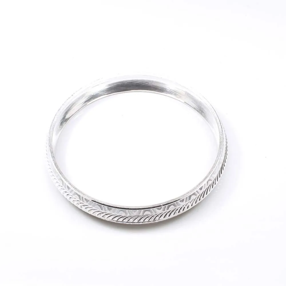 Pure Silver Men's Bangle Bracelet
