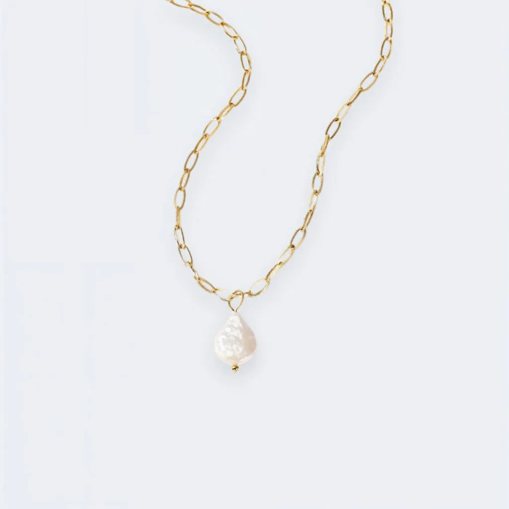 "BALI" BAROQUE PEARL PENDANT
