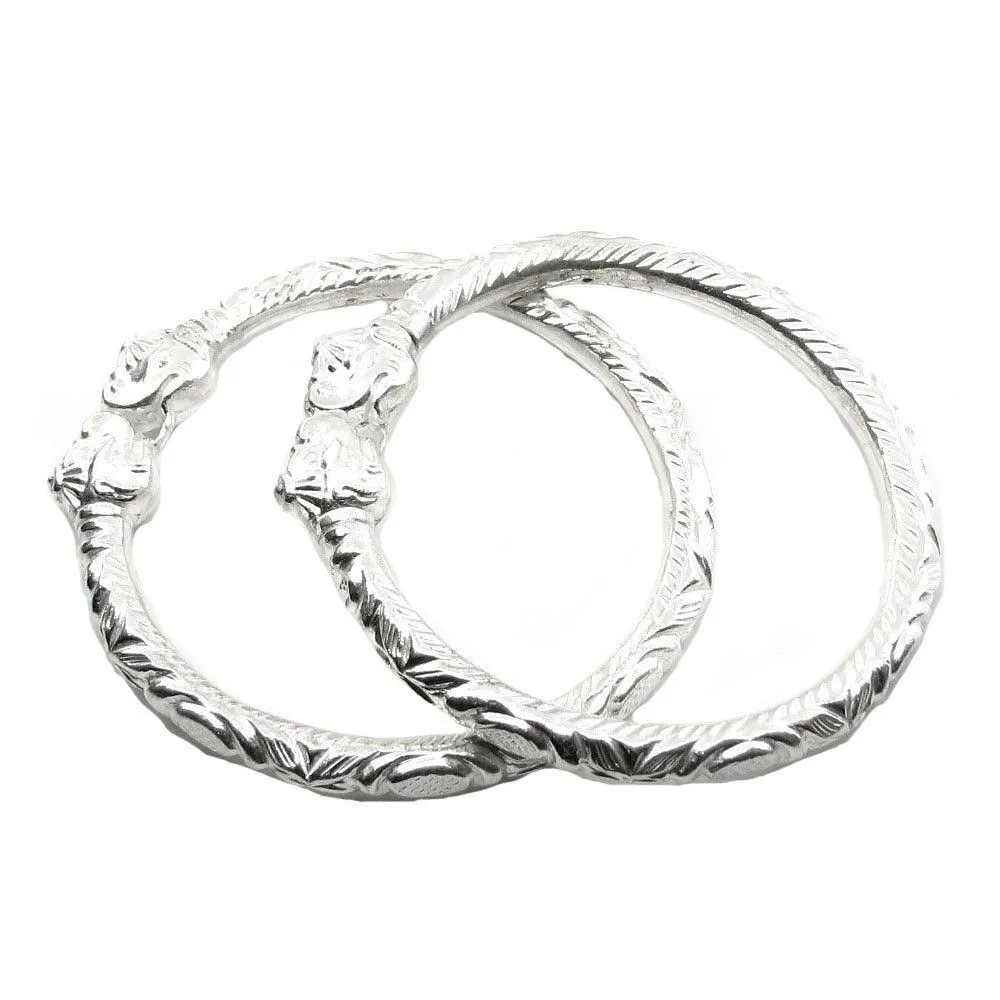 Real 925 Silver Bangles Bracelet