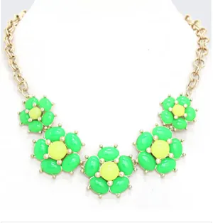 Resin drop necklace