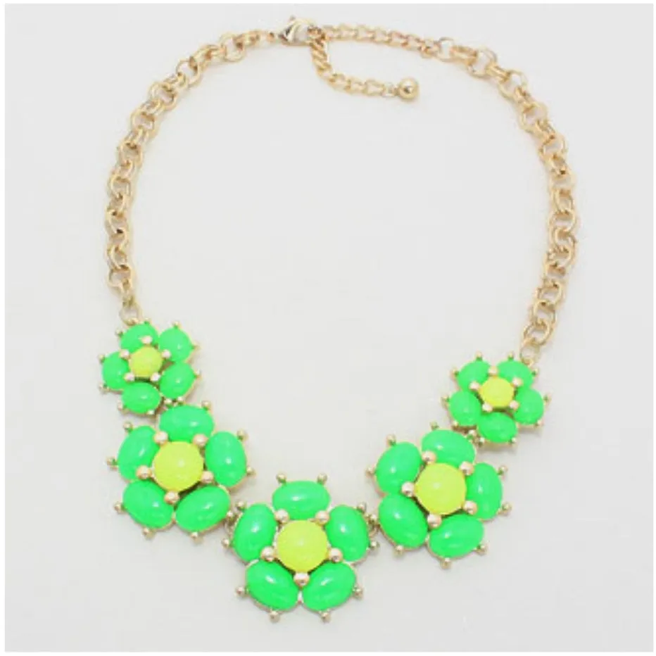 Resin drop necklace