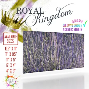 Royal Kingdom Shimmer Marble Pattern Acrylic Sheet