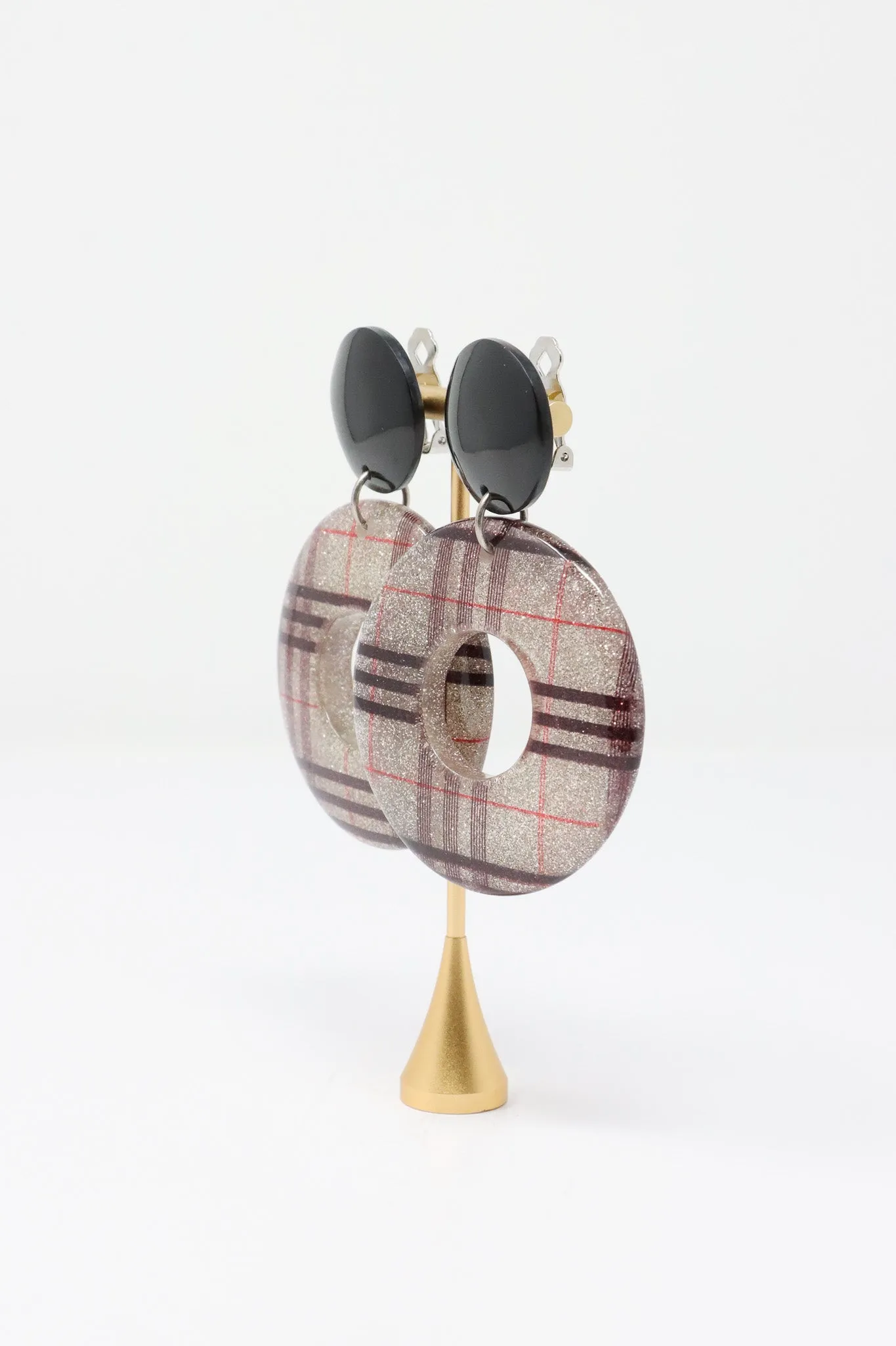 Sally Bass Contemporary Clip-On Earrings