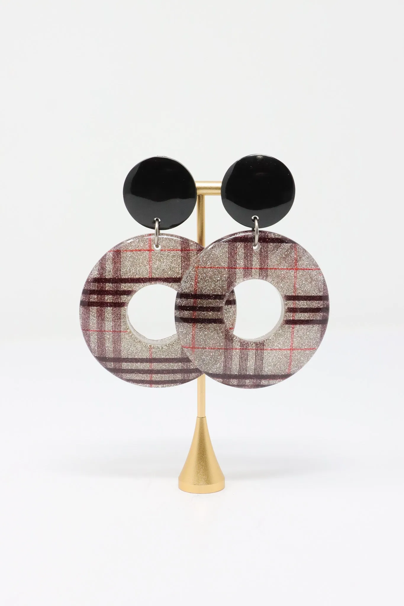 Sally Bass Contemporary Clip-On Earrings