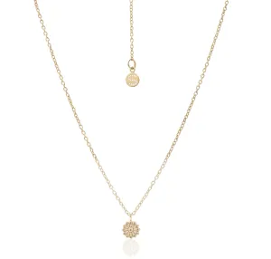 Silk & Steel Superfine Daisy Necklace - Gold