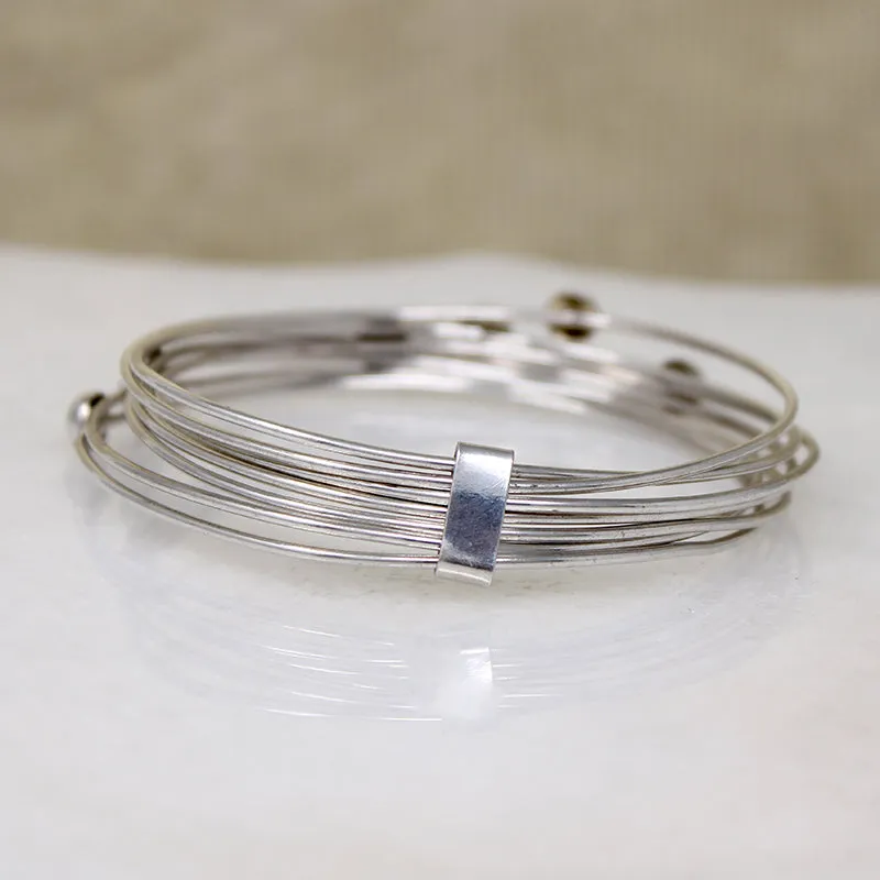 Sophisticated & Kinetic Sterling Silver Bracelet