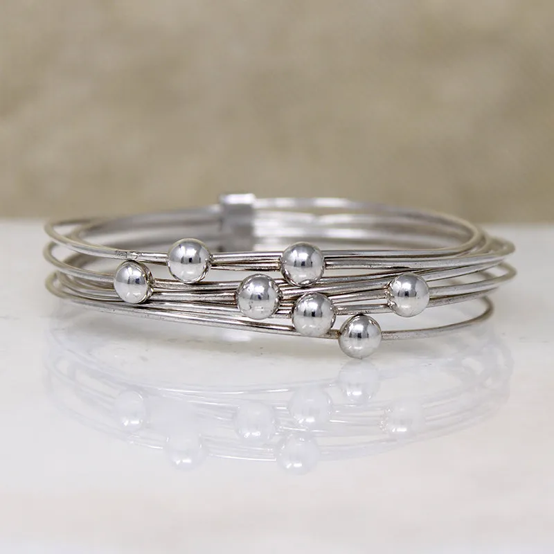Sophisticated & Kinetic Sterling Silver Bracelet