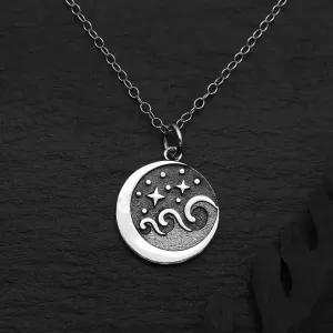 Starry Night Wave Necklace