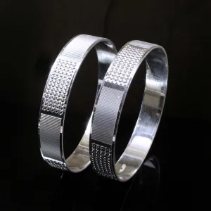 Sterling Silver Women Bangles Bracelet