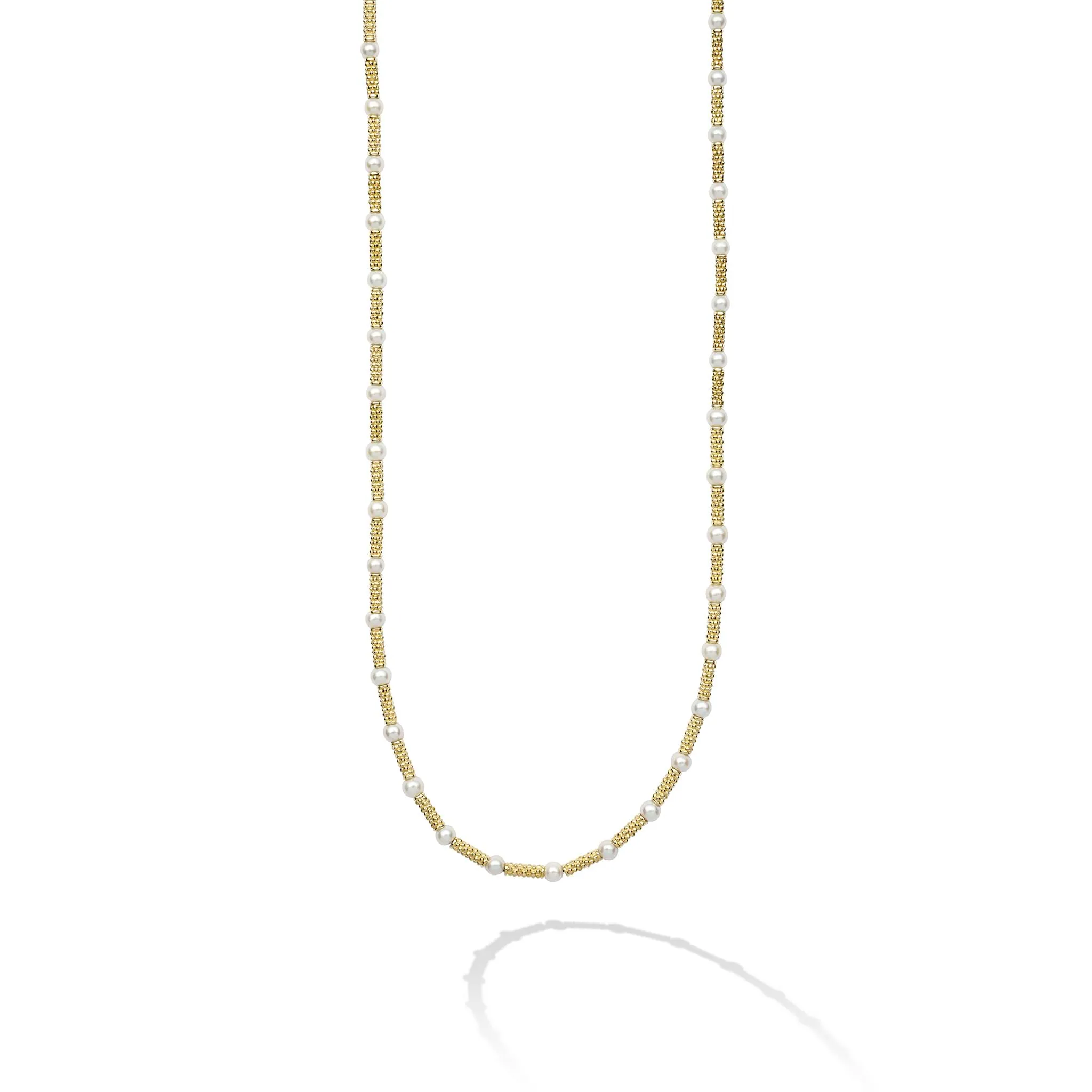 Studio 18K Caviar Gold Pearl Necklace