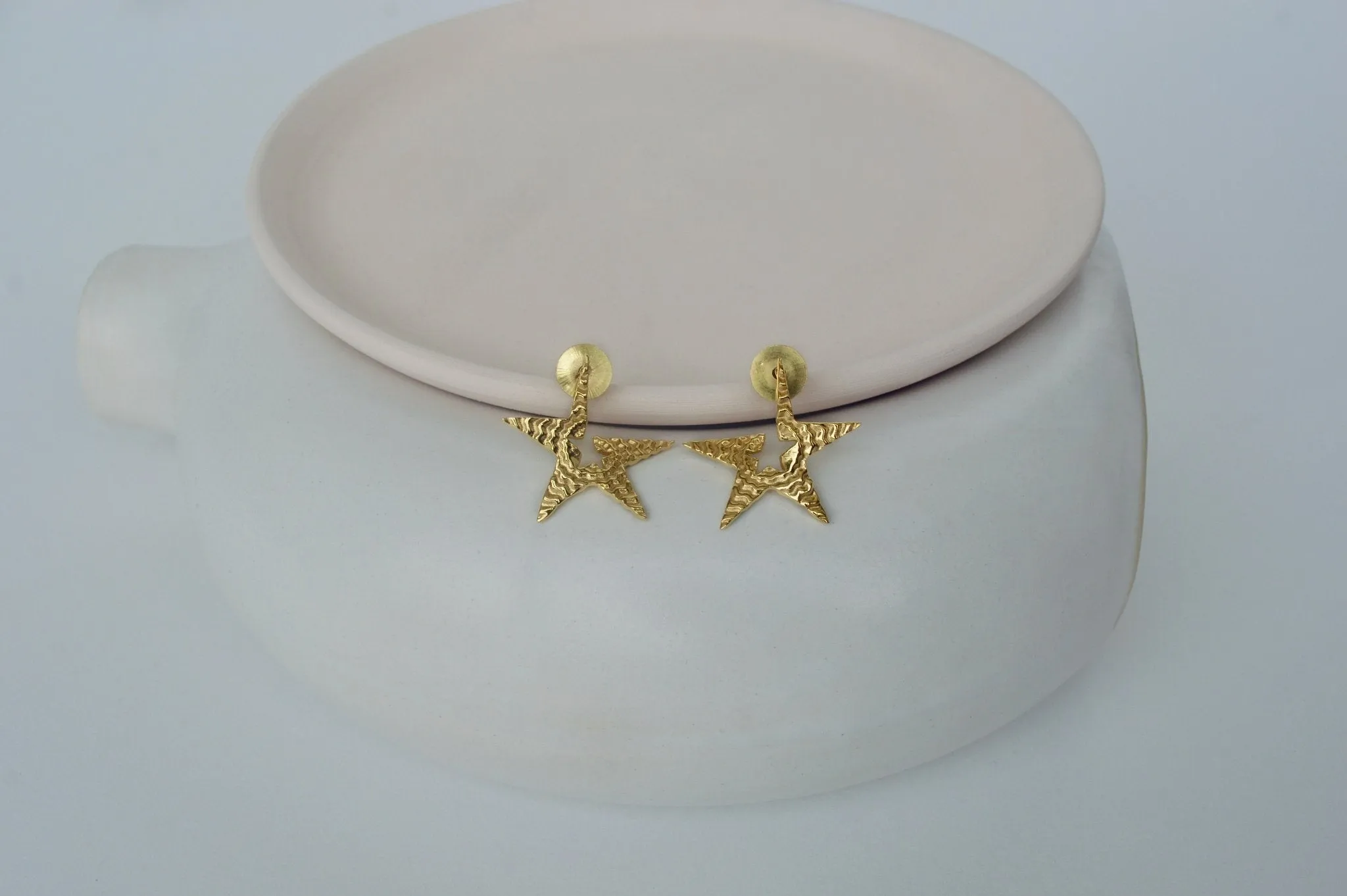 Tinted Star Statement Ear Studs