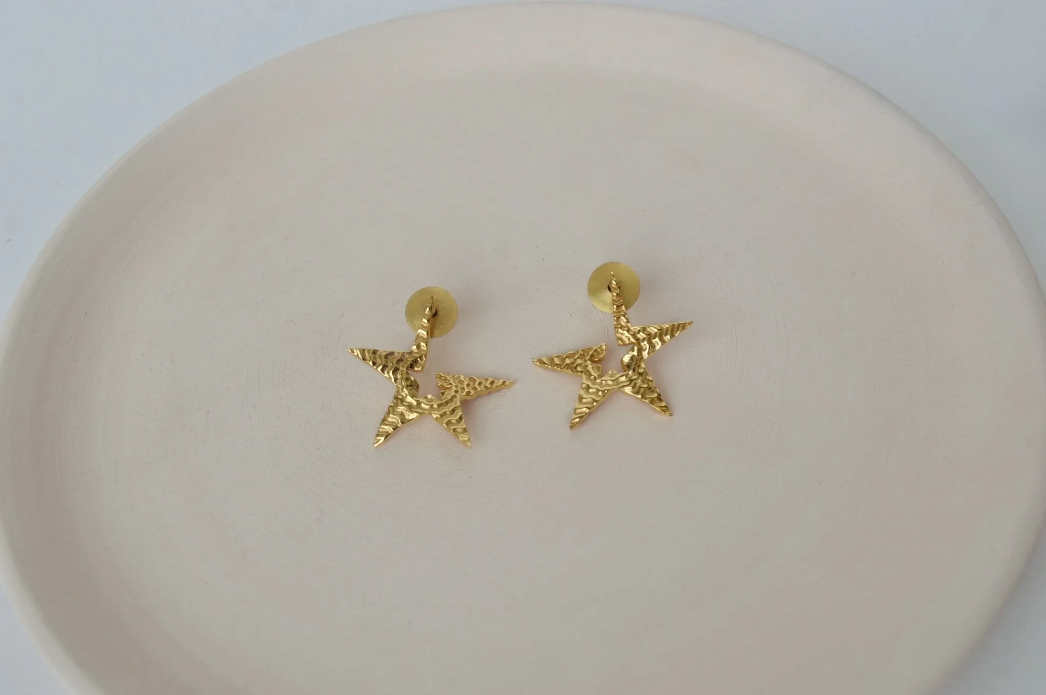 Tinted Star Statement Ear Studs