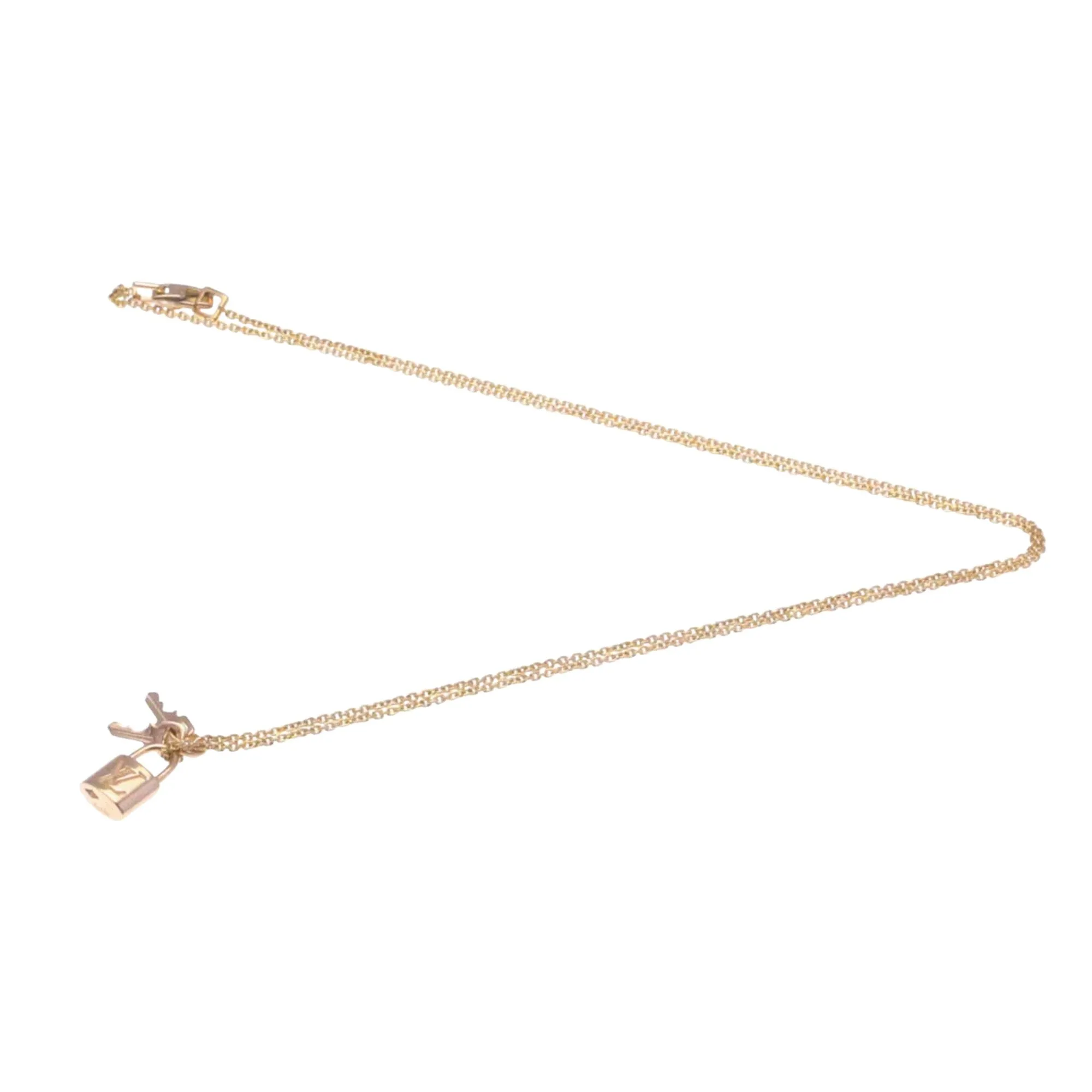 Trendy Inspired Louis Vuitton Lockit Necklace
