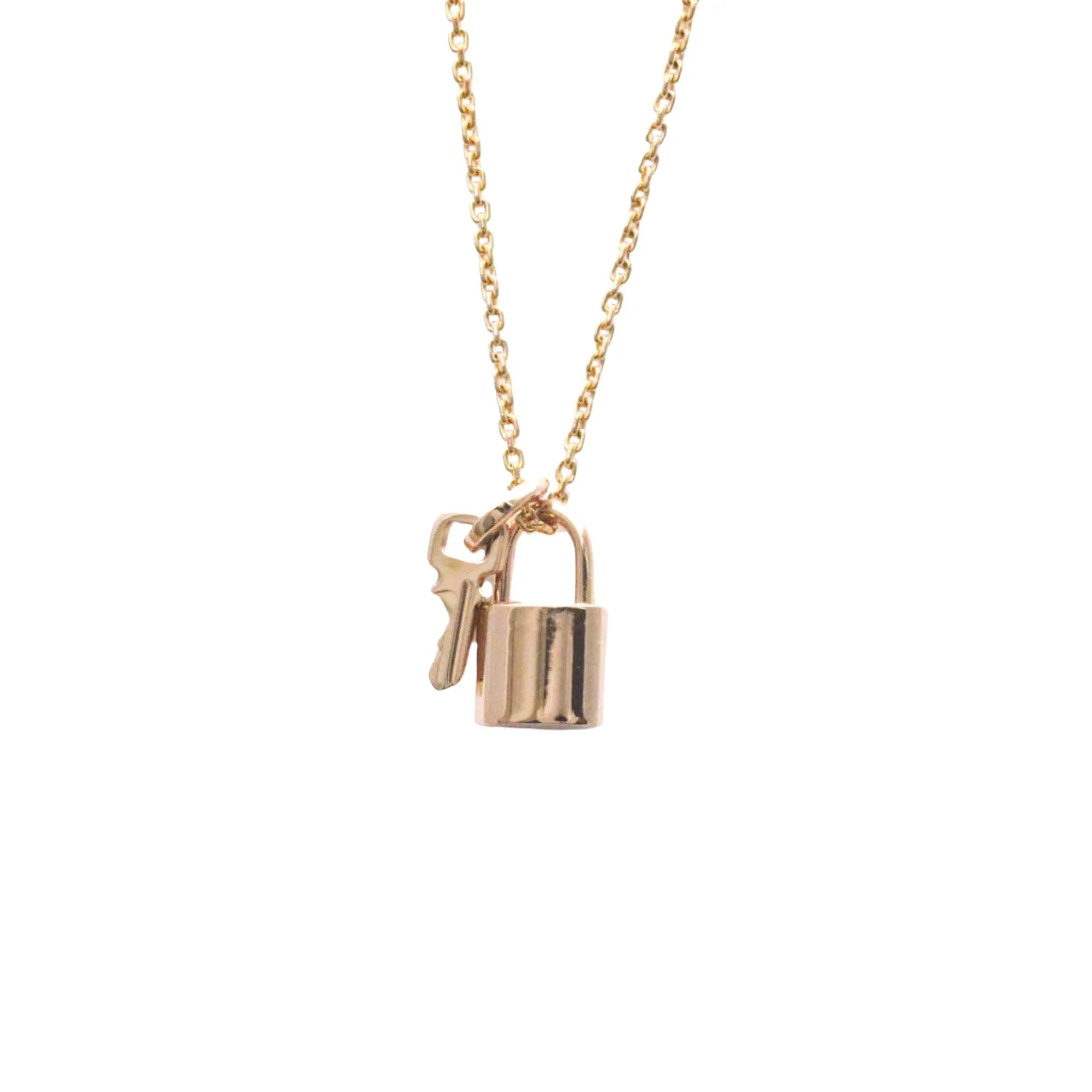 Trendy Inspired Louis Vuitton Lockit Necklace
