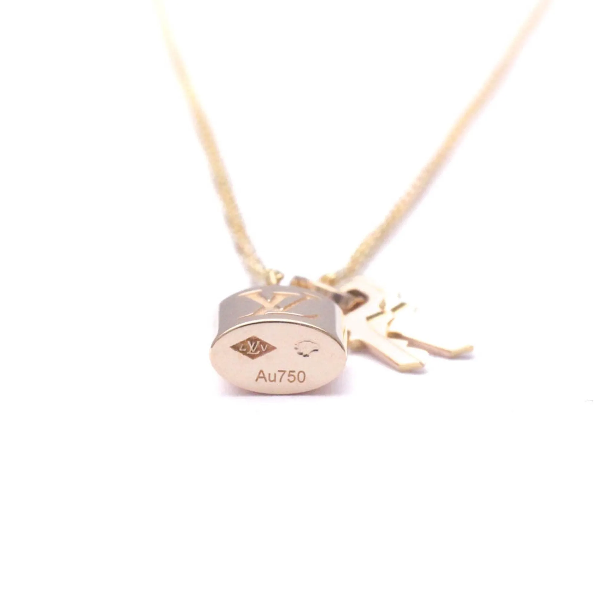 Trendy Inspired Louis Vuitton Lockit Necklace