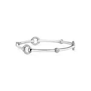 Vienna Stack Bangle with Diamonds