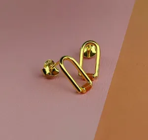 Vurchoo Gold Contemporary Enamel Arch Studs