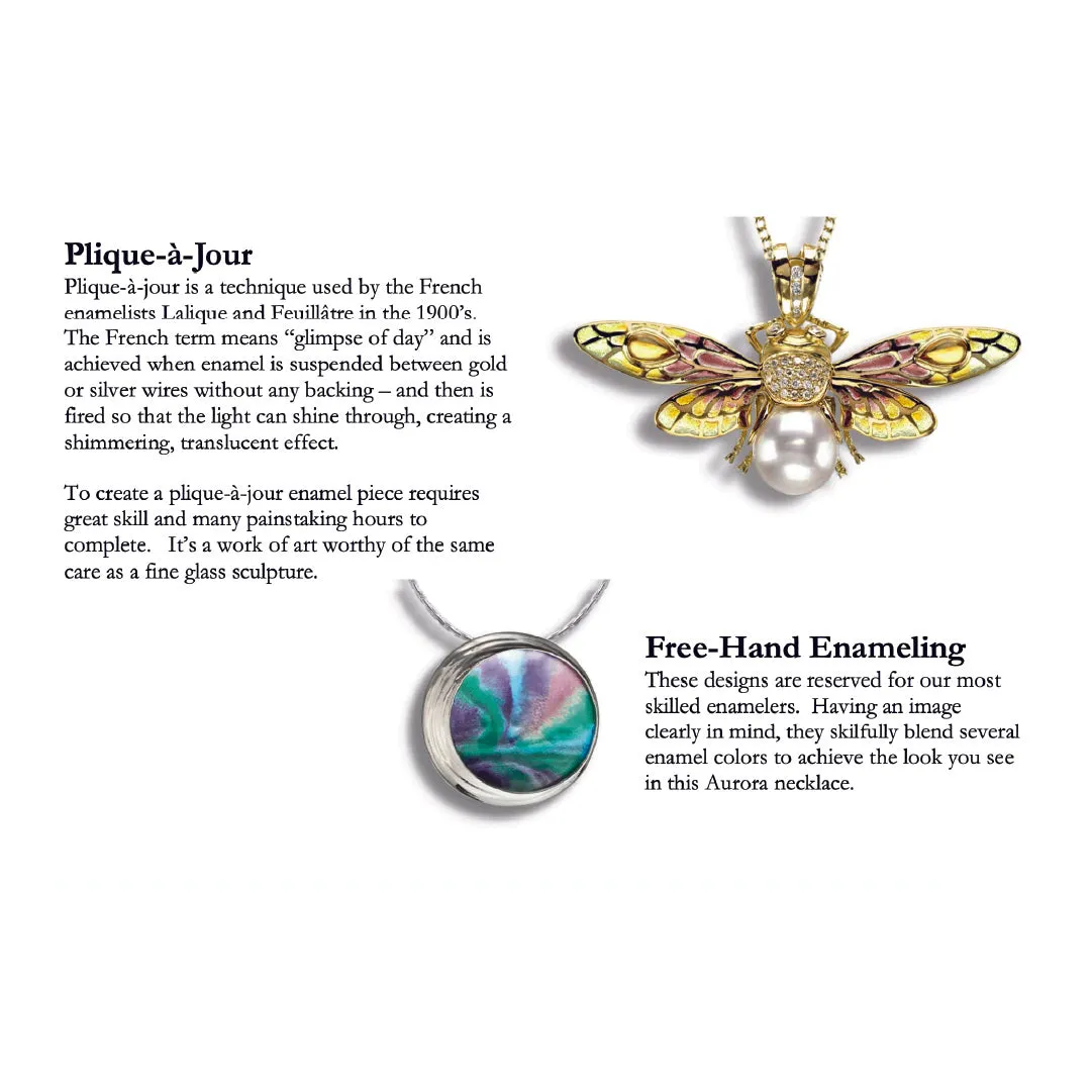 Whale Tail Ocean Wave Fusion Rhodium Plated 925 Chain Pendants