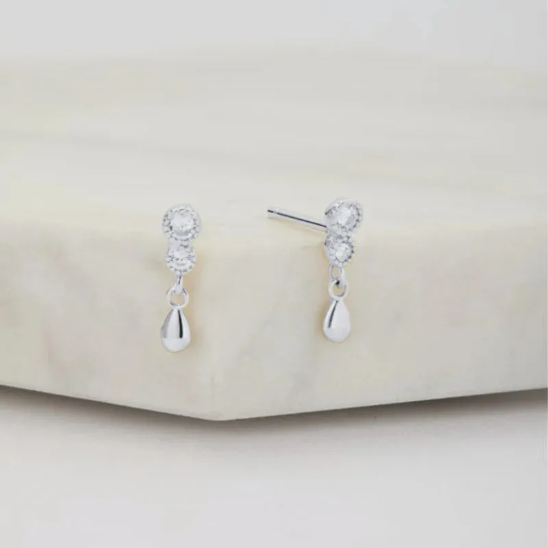Zafino | Jasmine Stud Earring - Silver